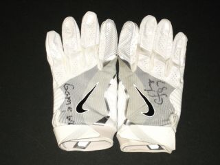 Cj Fiedorowicz Houston Texans Game Worn Signed Nike Gloves - Good Use Iowa