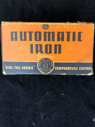 Vintage General Electric Automatic Iron.  Great Movie Prop