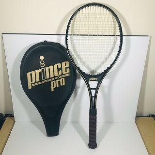 Vintage Prince Pro Series 90 Tennis Racquet With Cover 4 1/2 Grip