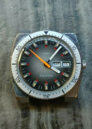Vintage Timex Diver Watch Electronic Late 1960s