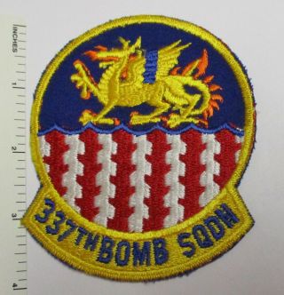 337th Bomb Squadron Us Air Force Patch Older Vintage Usaf