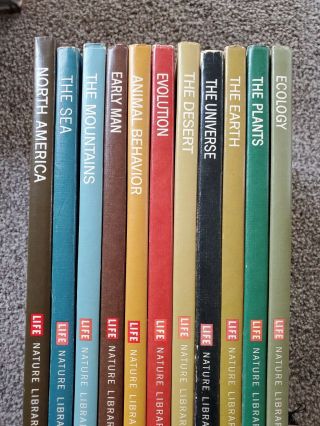 Time Life Science Nature Library Set Books Home School Set Of 11 Vintage 1960s