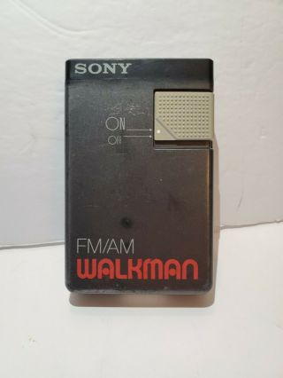 Sony Walkman Fm Stereo/am Receiver Srf - 19w Vintage