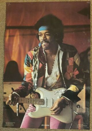 Jimi Hendrix 1977 Vintage Poster