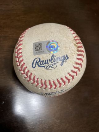 Tyler Saladino Single,  Shane Greene 8/2/16 Mlb Game Baseball White Sox