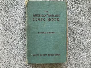 Vintage 1950 The American Woman’s Cook Book Ruth Berolzheimer Hc Tabbed