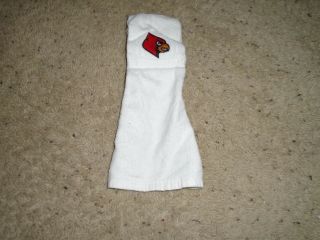 Louisville Cardinals Football Game Uniform Hand Towel That Sticks