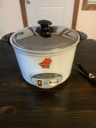 Vintage Hitachi 8.  3 Cup Chime - O - Matic Food Steamer / Rice Cooker