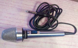 Vintage Realistic Cardioid Dynamic Microphone Mic Model 33 - 992c Stainless Steel