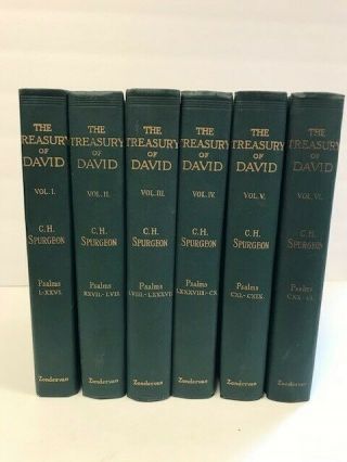 The Treasury Of David In Six Volumes By C.  H.  Spurgeon,  1957