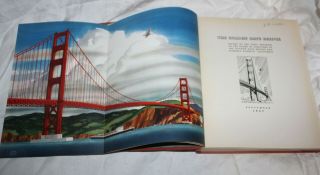 1938 Book The Golden Gate Bridge Report Of Chief Engineer - Fold Outs,  Photos,