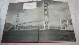 1938 Book The Golden Gate Bridge Report of Chief Engineer - Fold Outs,  Photos, 3