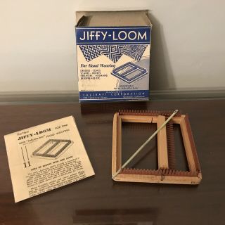 Vintage Jiffy - Loom For Hand Weaving Model 401 Calcraft Usa