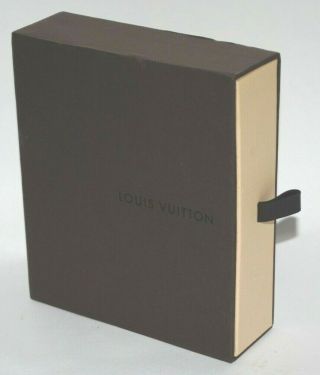 Vintage Louis Vuitton Gift Box Brown Empty Storage Organizer