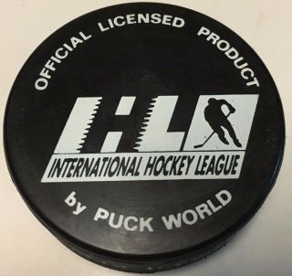 1999 IHL All - Star Game Official Hockey Puck Cincinnati Cyclones 2
