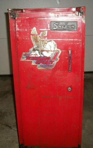 Snap On Tool Box Side Cabinet Vintage Old Shop Garage Drag Race Hot Rod
