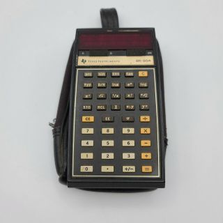 Vintage Texas Instruments Sr - 50a Slide Rule Calculator And Case,