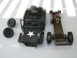 Vintage Cox Gas Engine Military Jeep Or Restore