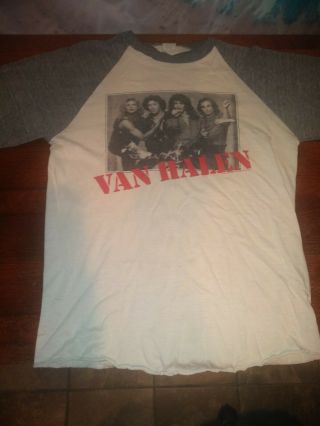 Vintage Van Halen Concert T Shirt 1980