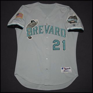 2001 Brevard County Manatees Game Road Jersey 21 – Size 46