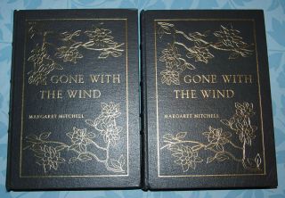 Easton Press Gone With The Wind By Margaret Mitchell 2 Vol Leather