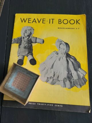 Vintage Weave - It Loom - Box Instructions Book