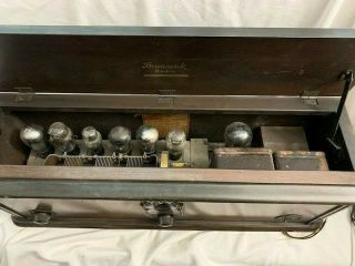 Vintage Brunswick 1920s Model 5kr Vacuum Tube Am Radio