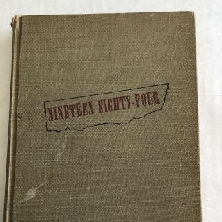 1984 George Orwell Nineteen Eighty - Four First Edition 1949