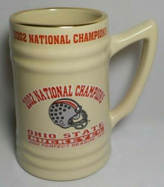 2003 Ohio State Buckeyes National Championship Beer Stein Mug Cup