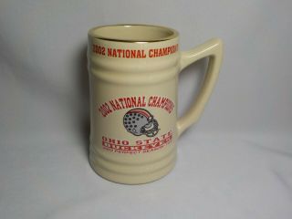 2003 OHIO STATE BUCKEYES NATIONAL CHAMPIONSHIP BEER STEIN MUG CUP 2
