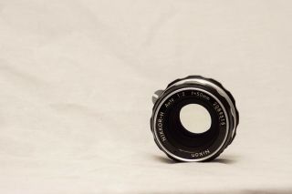 Vintage Nikon Nikkor - H Auto 50mm F2 Non - Ai Lens