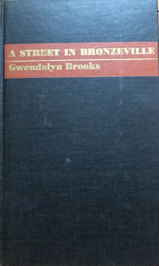 1945 1st Ed A Street In Bronzeville Gwendolyn Brooks First Book