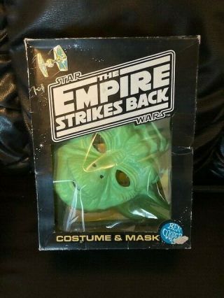 Vintage Ben Cooper Star Wars Yoda Mask And Costume In Plastic