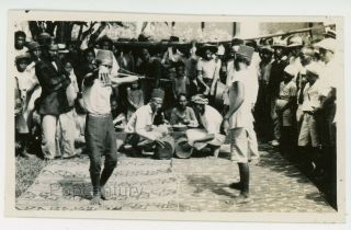 Vintage Photograph 1927 Philippines Zamboanga Moro Traditional Dance Photo
