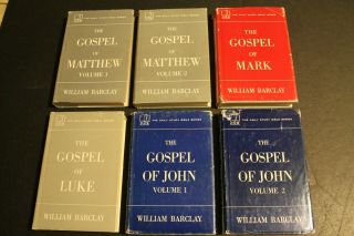 COMPLETE SET 17 volumes The Daily Study Bible (Testament) 1958 W Barclay HB 2