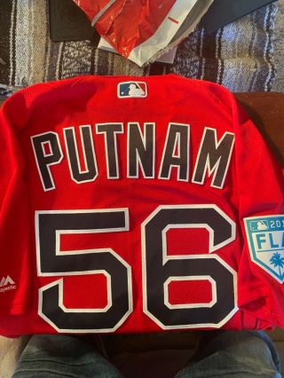2019 Spring Training Boston Red Sox Game Issued Zach Putnam Jersey