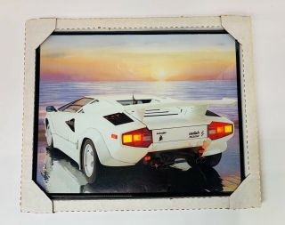 Vintage 1980’s Framed Lamborghini Countach 5000 In Retail Packaging Wow