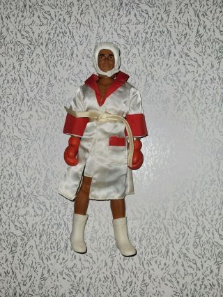 Vintage 1975 Mego Muhammad Ali Doll The Champ Boxing Action - Euc