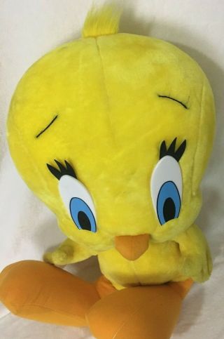 Vintage Tweety Bird Plush Looney Tunes Warner Bros Large 32 " Jumbo Prize