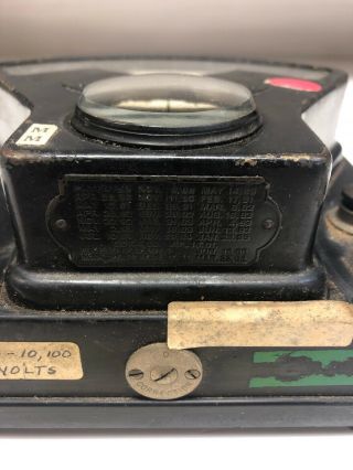 Vintage Weston - D.  C.  Millivoltmeter Model 44324 3