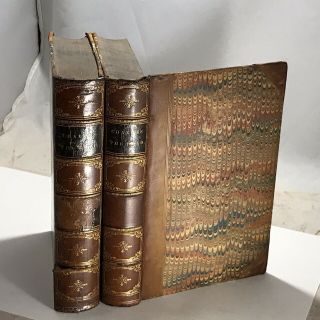 1864 History Of Charles The Bold Duke Of Burgundy - Two Volumes - 3/4 Leather