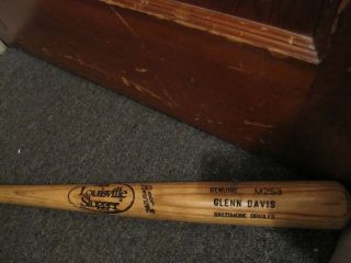 Glenn Davis Game Baseball Bat 1991 - 1993