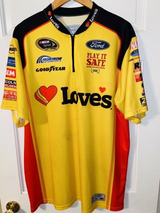 Race Xl Front Row Motorsports Nascar Cup Series Pit Crew Shirt Love’s Ford