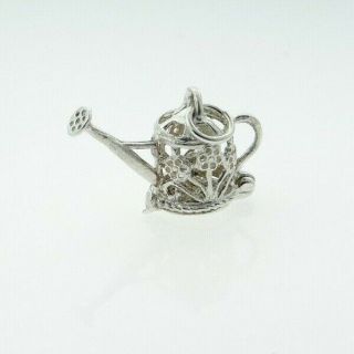 Vintage Sterling Silver Chim Opening Watering Can Charm Rare