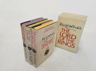 1965 Lord Of The Rings Tolkien Second Revised Edition Houghton Mifflin Box Set