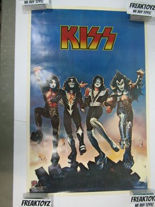 Kiss Aucoin Vintage Rare Destroyer Poster 1976 Boutwell