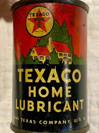 Texaco Home Lubricant Oil - Vintage The Texas Company