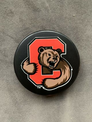 Cornell University Official Ecac Game Puck Ncaa Ivy League