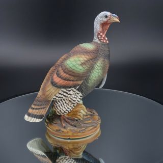 Vintage Andrea by Sedak Ceramic Wild Turkey Figurine Female Bird 2