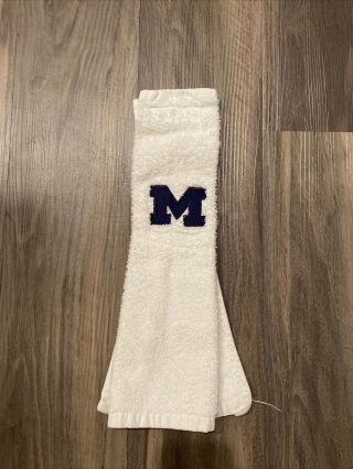 Michigan Football Game Qb Towel Block M Embroidered From 2018 Season